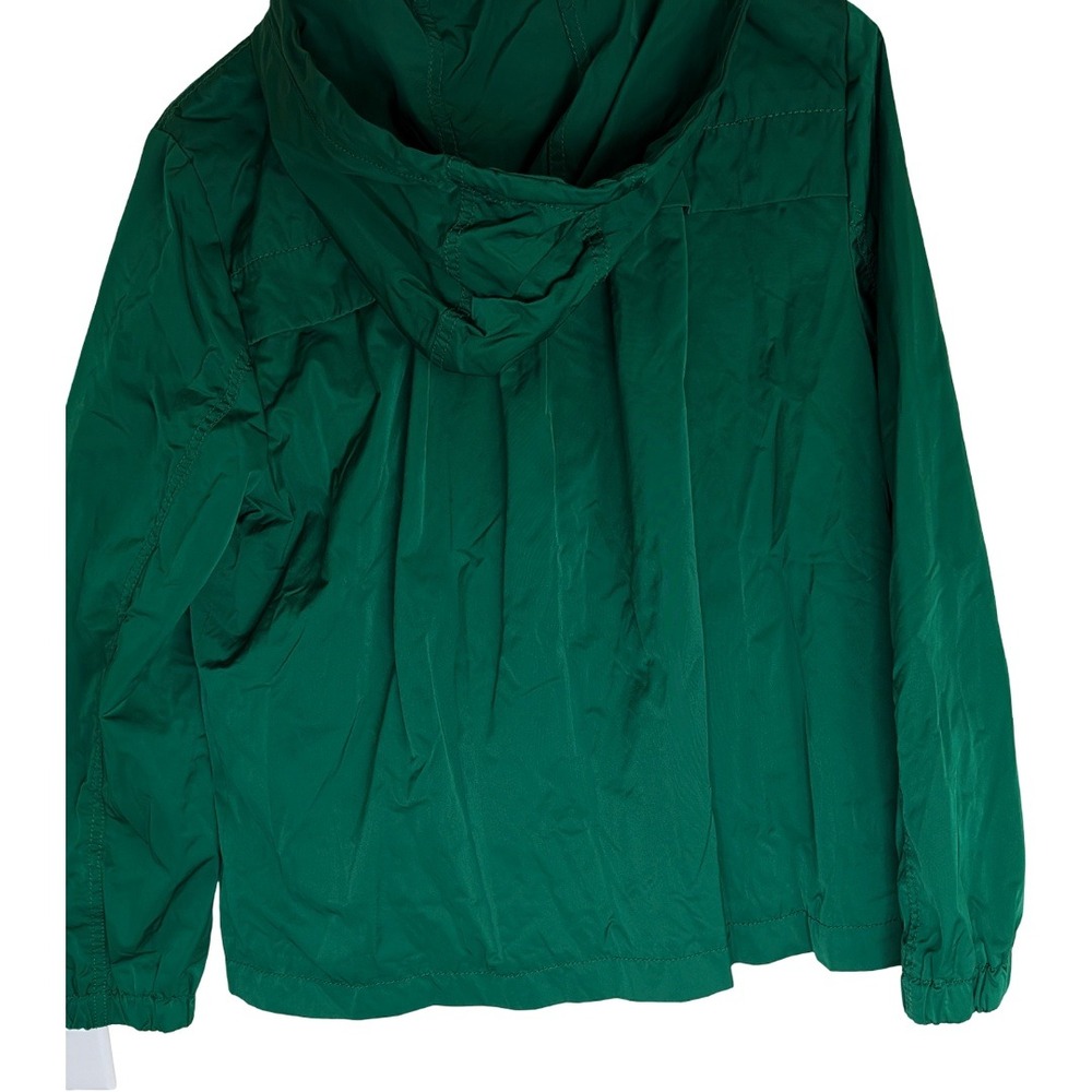 Liz Claiborne Windbreaker Womens Small Green Hooded Full Zip Mesh Lined Jacket - Picture 10 of 16